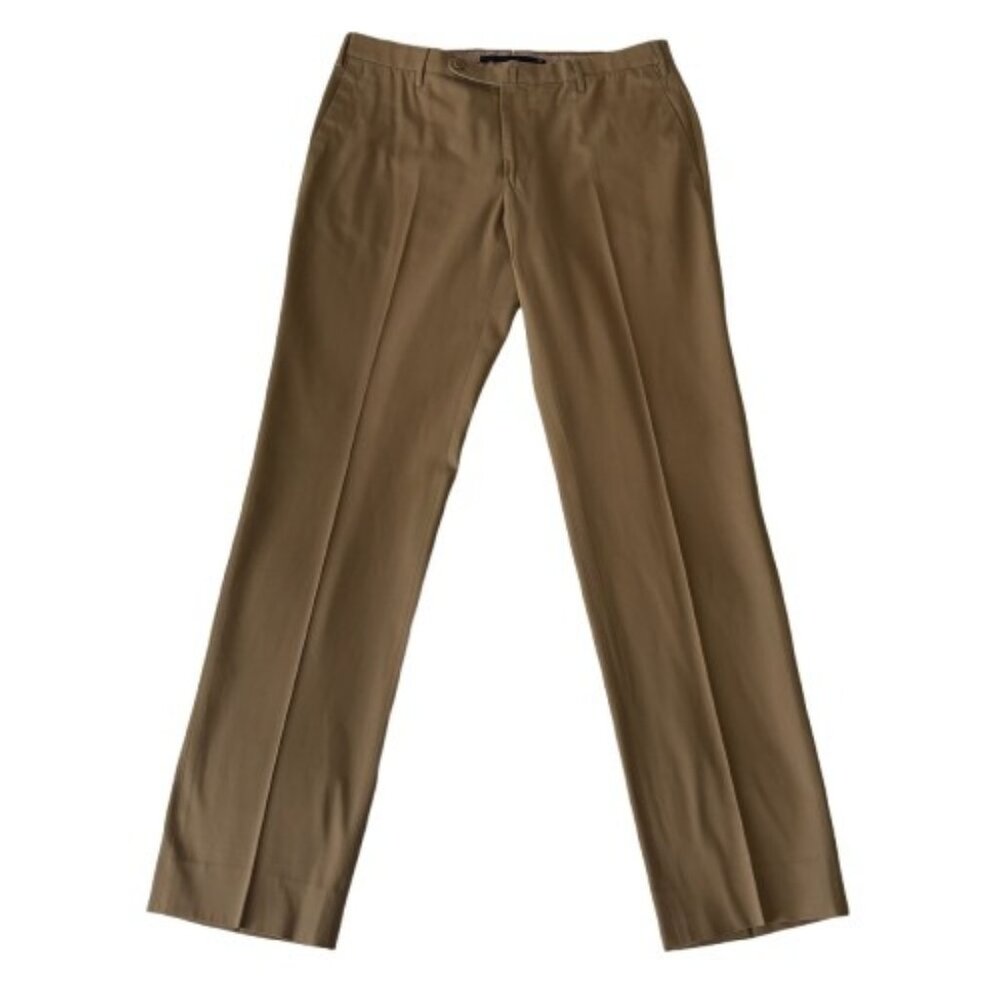 MENS Incotex ICEGAB Dark Tan Trousers